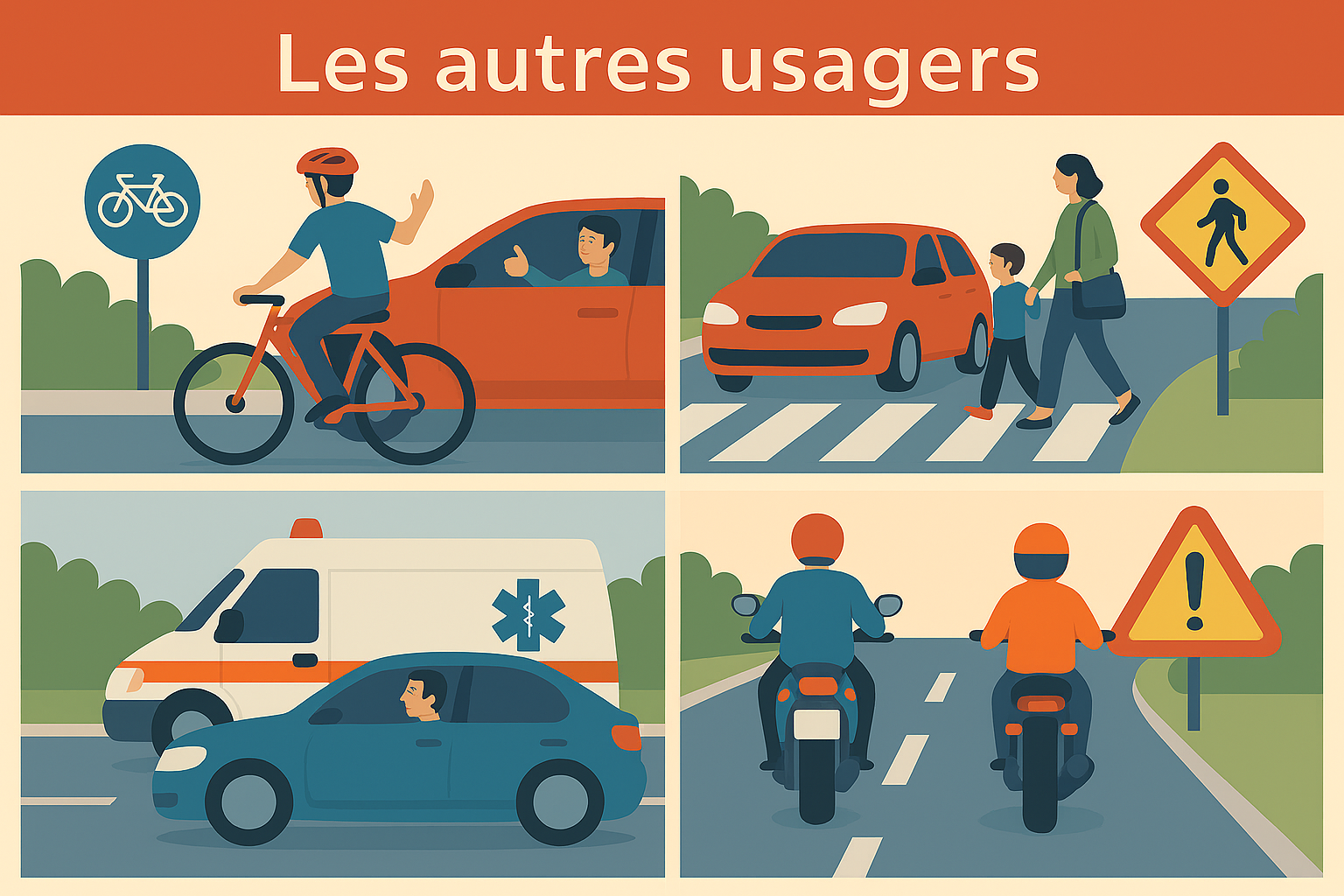 🚴‍♀️ Les autres usagers